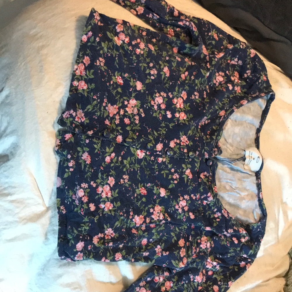 Floral crop top